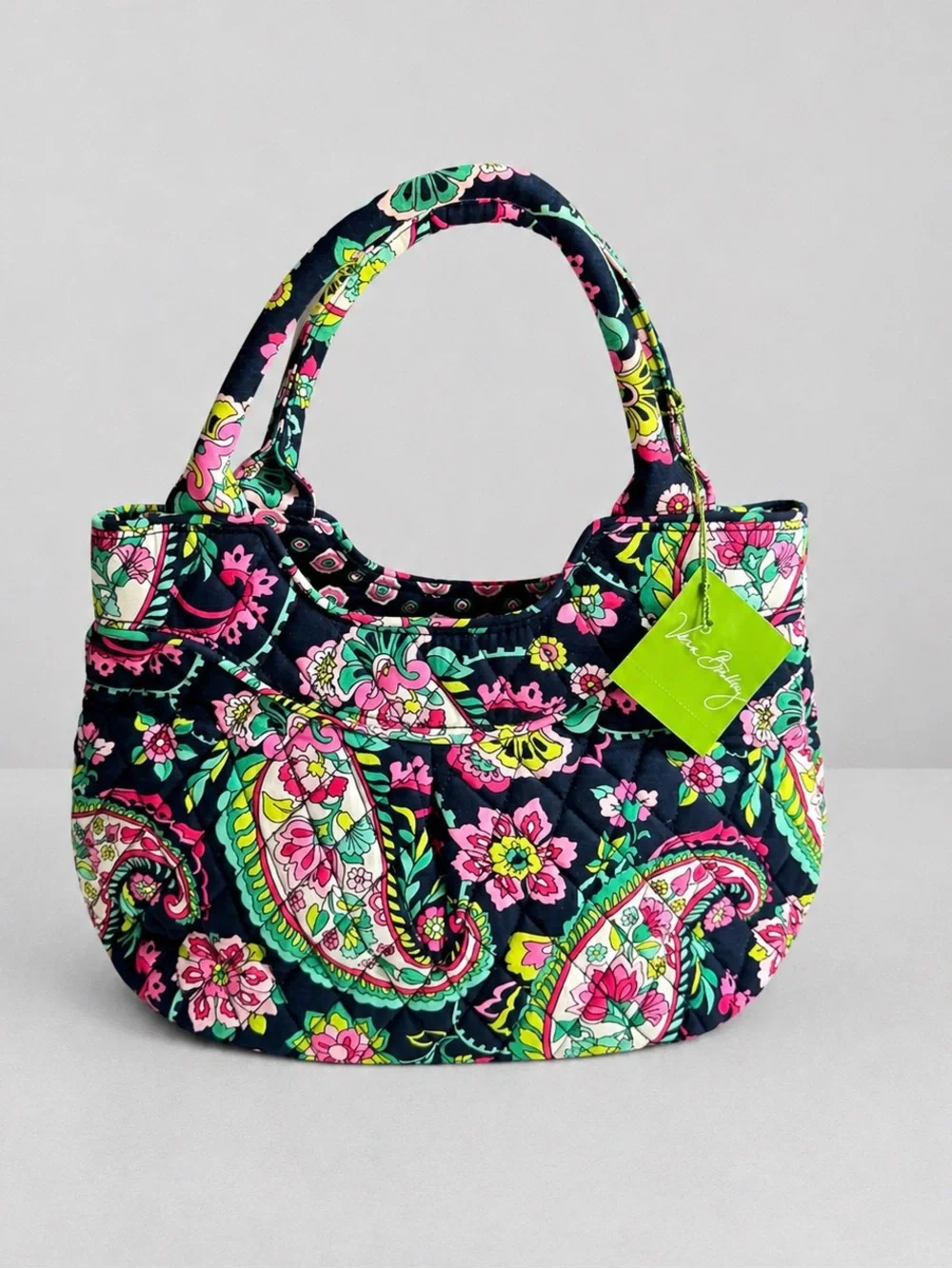 Vera Bradley Mini Tote Petal Paisley Floral Quilted Cotton New